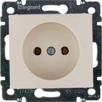 Розетка 1-м СП Valena 16А IP21 без заземл. на винтах механизм сл. кость IEK 774316 ТехноИмпульс