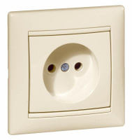 Розетка 1-м СП Valena 16А IP21 без заземл. на винтах механизм сл. кость IEK 774316 ТехноИмпульс
