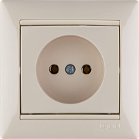 Розетка 1-м СП Valena 16А IP21 без заземл. на винтах механизм сл. кость IEK 774316 ТехноИмпульс