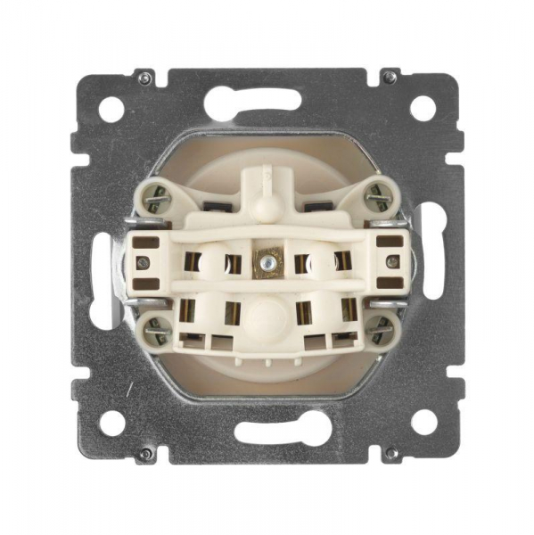 Розетка 1-м СП Valena 16А IP21 без заземл. на винтах механизм сл. кость IEK 774316 ТехноИмпульс