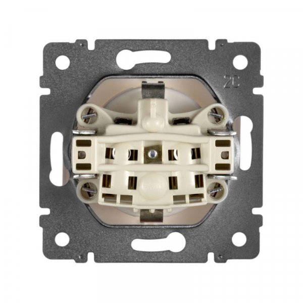 Розетка 1-м СП Valena 16А IP21 с заземл. на винтах механизм бел. IEK 774420 ТехноИмпульс