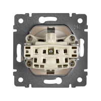 Розетка 1-м СП Valena 16А IP21 с заземл. на винтах механизм бел. IEK 774420 ТехноИмпульс