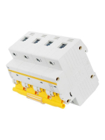 Выключатель автоматический модульный 4п C 80А 10кА ВА47-100 KARAT IEK MVA40-4-080-C ТехноИмпульс