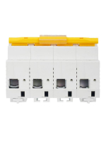 Выключатель автоматический модульный 4п C 80А 10кА ВА47-100 KARAT IEK MVA40-4-080-C ТехноИмпульс
