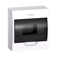 Бокс навесной ОП City9 Box 1 ряд 8мод. с прозр. дверцей SE EZ9E108S2SRU ТехноИмпульс