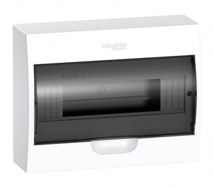 Бокс навесной ОП City9 Box 1 ряд 12мод. с прозр. дверцей SE EZ9E112S2SRU ТехноИмпульс