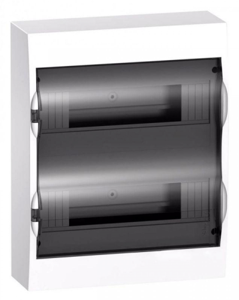 Бокс навесной ОП City9 Box 2 ряда 24мод. с прозр. дверцей SE EZ9E212S2SRU ТехноИмпульс