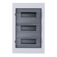 Бокс навесной ОП City9 Box 3 ряда 36мод. с прозр. дверцей SE EZ9E312S2SRU ТехноИмпульс
