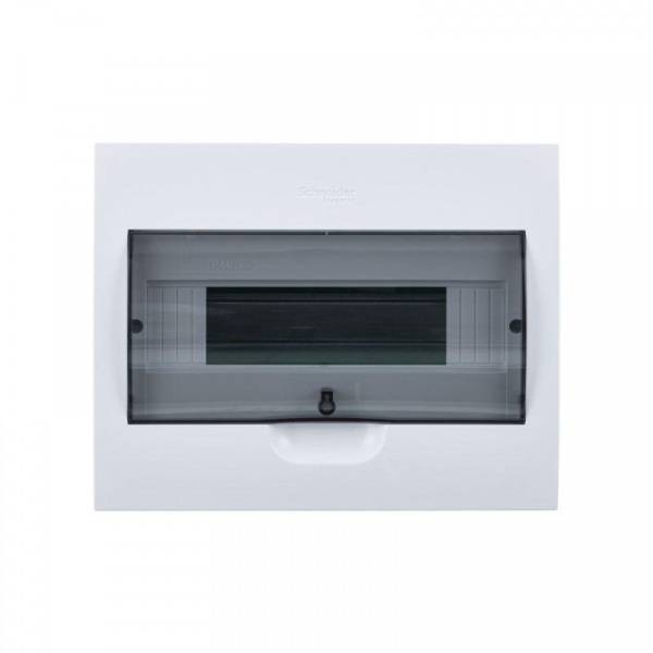 Бокс встраиваемый СП City9 Box 1 ряд 12мод. с прозр. дверцей SE EZ9E112S2FRU ТехноИмпульс