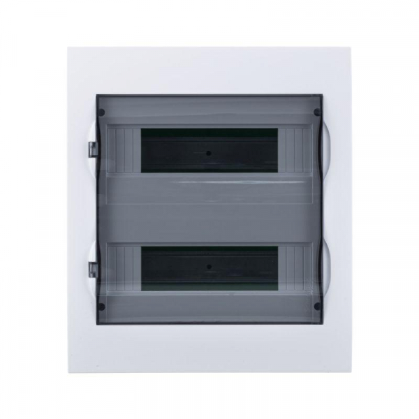 Бокс встраиваемый СП City9 Box 2 ряда 24мод. с прозр. дверцей SE EZ9E212S2FRU ТехноИмпульс