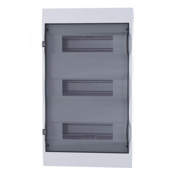 Бокс встраиваемый СП City9 Box 3 ряда 36мод. с прозр. дверцей SE EZ9E312S2FRU ТехноИмпульс