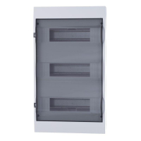 Бокс встраиваемый СП City9 Box 3 ряда 36мод. с прозр. дверцей SE EZ9E312S2FRU ТехноИмпульс