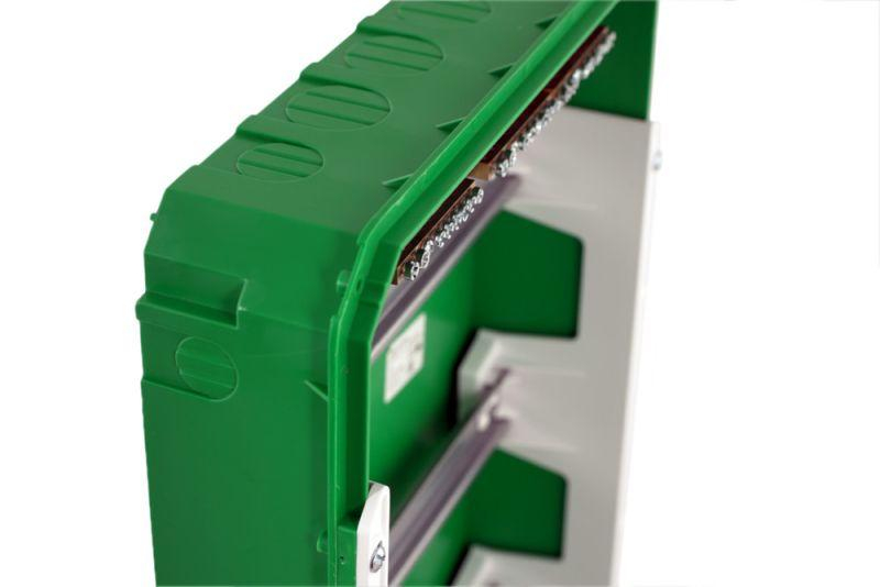 Бокс встраиваемый СП City9 Box 3 ряда 36мод. с прозр. дверцей SE EZ9E312S2FRU ТехноИмпульс