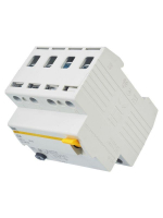 Выключатель дифференциального тока (УЗО) 4п 63А 100мА тип AC ВД1-63 KARAT IEK MDV10-4-063-100 ТехноИмпульс