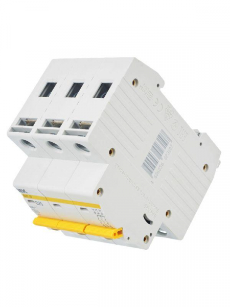 Выключатель автоматический модульный 3п D 25А 4.5кА ВА47-29 KARAT IEK MVA20-3-025-D ТехноИмпульс