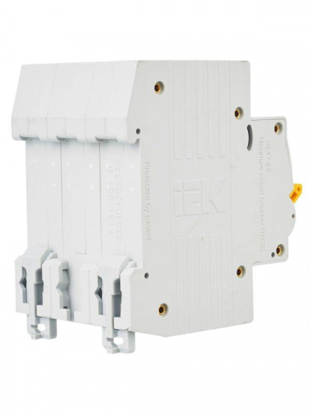 Выключатель автоматический модульный 3п D 32А 4.5кА ВА47-29 KARAT IEK MVA20-3-032-D ТехноИмпульс