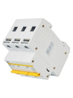 Выключатель автоматический модульный 3п D 40А 4.5кА ВА47-29 KARAT IEK MVA20-3-040-D ТехноИмпульс