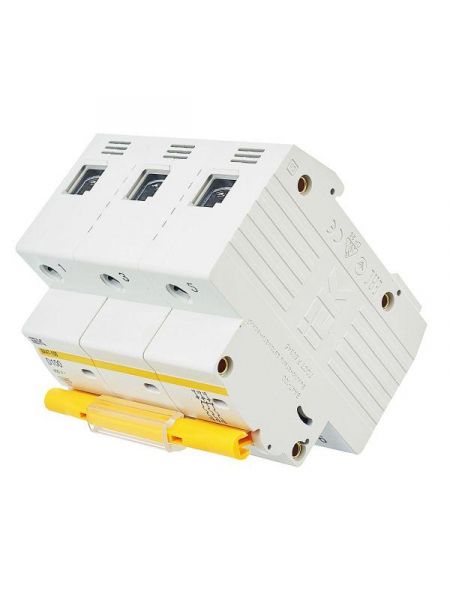 Выключатель автоматический модульный 3п D 100А 10кА ВА47-100 KARAT IEK MVA40-3-100-D ТехноИмпульс