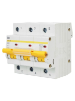 Выключатель автоматический модульный 3п D 80А 10кА ВА47-100 KARAT IEK MVA40-3-080-D ТехноИмпульс
