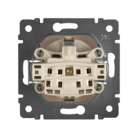 Розетка 1-м СП Valena 16А IP21 230/250В 2P+E с заземл. защ. шторки на винтах механизм сл. кость IEK 774321 ТехноИмпульс