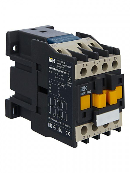 Контактор КМИ-10910 9А 230В/АС3 1НО KARAT IEK KKM11-009-230-10 ТехноИмпульс