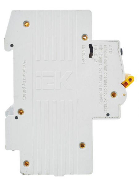 Выключатель автоматический дифференциального тока 2п C 50А 30мА тип AC 4.5кА АД-12 KARAT IEK MAD10-2-050-C-030 ТехноИмпульс