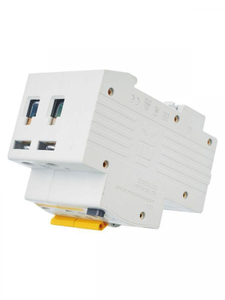 Выключатель автоматический дифференциального тока 2п C 50А 30мА тип AC 4.5кА АД-12 KARAT IEK MAD10-2-050-C-030 ТехноИмпульс