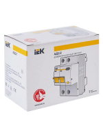 Выключатель автоматический дифференциального тока 2п C 50А 30мА тип AC 4.5кА АД-12 KARAT IEK MAD10-2-050-C-030 ТехноИмпульс