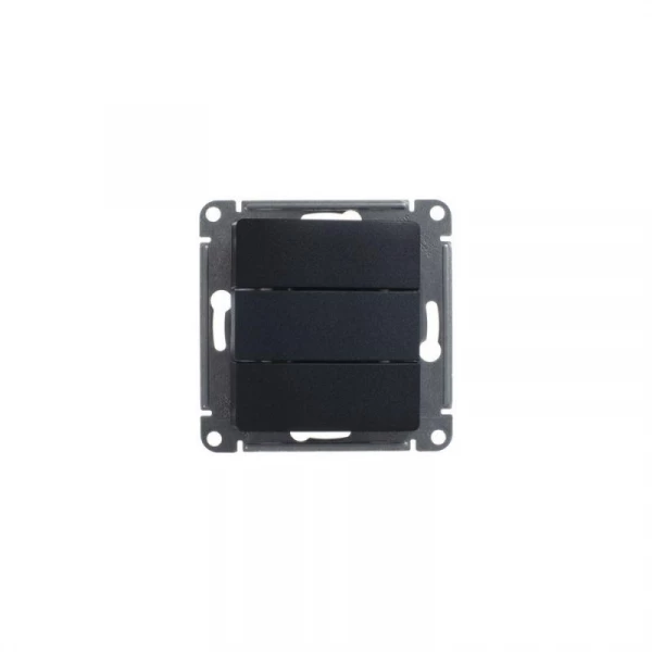 Выключатель 3-кл. СП Glossa 10А IP20 (сх. 1+1+1) 10AX механизм антрацит SE GSL000731 ТехноИмпульс