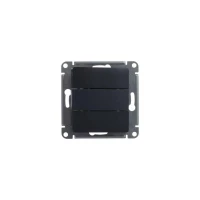 Выключатель 3-кл. СП Glossa 10А IP20 (сх. 1+1+1) 10AX механизм антрацит SE GSL000731 ТехноИмпульс