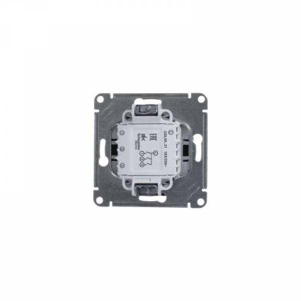 Выключатель 3-кл. СП Glossa 10А IP20 (сх. 1+1+1) 10AX механизм антрацит SE GSL000731 ТехноИмпульс
