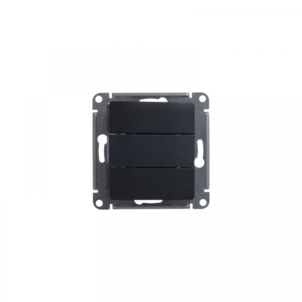 Выключатель 3-кл. СП Glossa 10А IP20 (сх. 1+1+1) 10AX механизм антрацит SE GSL000731 ТехноИмпульс