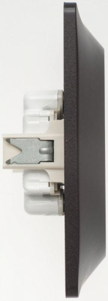 Розетка 2-м СП Glossa 16А IP20 250В без заземл. шоколад SE GSL000820 ТехноИмпульс