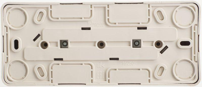 Розетка 3-м ОП Этюд 16А IP20 250В без заземл. без защ. шторок сосна SE PA16-009D ТехноИмпульс