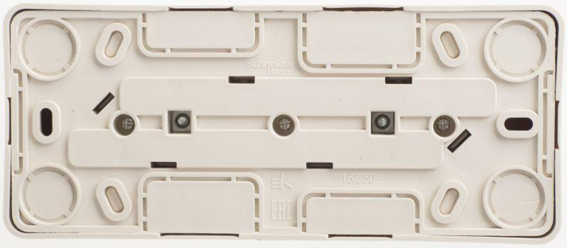 Розетка 3-м ОП Этюд 16А IP20 250В с заземл. без защ. шторок крем. SE PA16-011K ТехноИмпульс