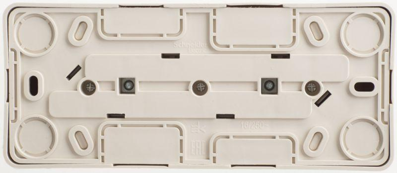 Розетка 3-м ОП Этюд 16А IP20 250В с заземл. защ. шторки крем. SE PA16-012K ТехноИмпульс