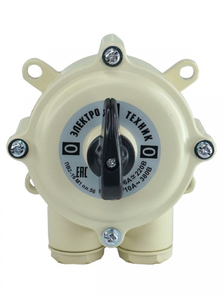 Выключатель пакетный ПВ2-16А М1 в пл. корп. IP56 Электротехник ET001802 ТехноИмпульс