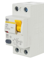 Выключатель дифференциального тока (УЗО) 2п 63А 100мА тип AC ВД1-63 KARAT IEK MDV10-2-063-100 ТехноИмпульс