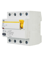 Выключатель дифференциального тока (УЗО) 4п 80А 300мА тип AC ВД1-63 KARAT IEK MDV10-4-080-300 ТехноИмпульс