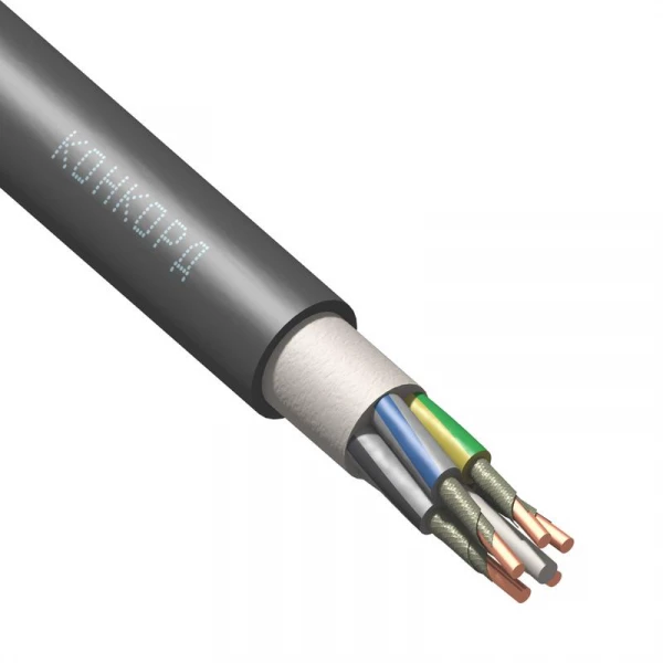 Кабель ВВГнг(А)-FRLSLTx 5х10 ОК (N PE) 1кВ (м) Конкорд 6392 ТехноИмпульс