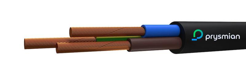 Провод ПВС 3х1.5 Ч (бухта) (м) РЭК-PRYSMIAN 0103040101 ТехноИмпульс