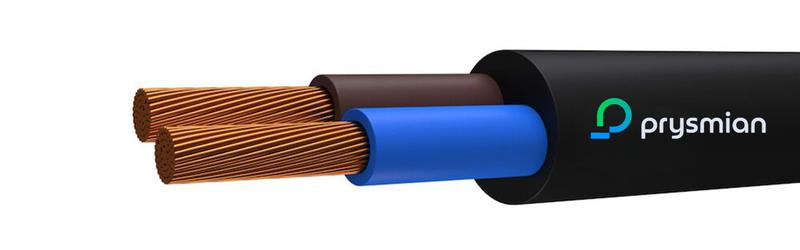 Провод ПВС 2х0.75 Ч (бухта) (м) РЭК-PRYSMIAN 0102020101 ТехноИмпульс