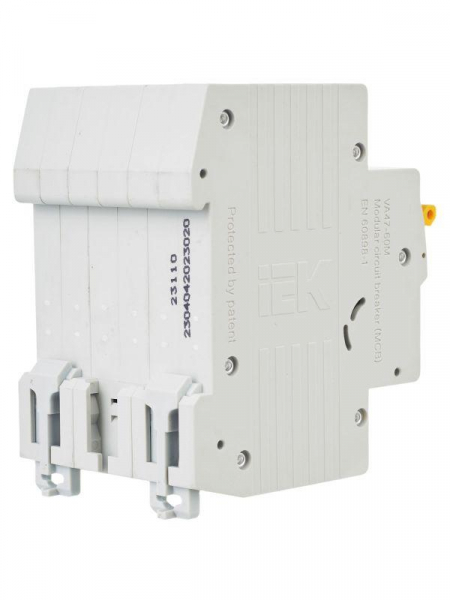 Выключатель автоматический модульный 3п C 20А 6кА ВА47-60M KARAT IEK MVA31-3-020-C ТехноИмпульс