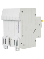 Выключатель автоматический модульный 3п C 20А 6кА ВА47-60M KARAT IEK MVA31-3-020-C ТехноИмпульс