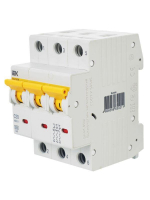 Выключатель автоматический модульный 3п C 20А 6кА ВА47-60M KARAT IEK MVA31-3-020-C ТехноИмпульс