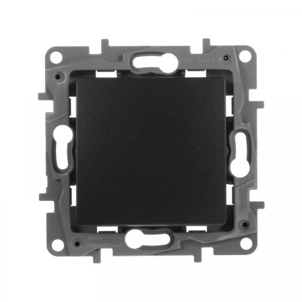 Выключатель 1-кл. СП Etika 10А IP20 250В 10AX авт. зажимы механизм антрацит IEK 672601 ТехноИмпульс