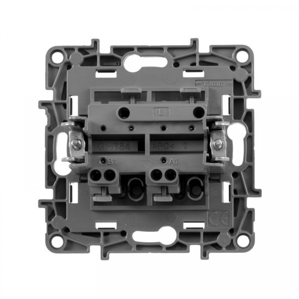 Выключатель 2-кл. СП Etika 10А IP20 250В 10AX авт. зажимы механизм алюм. IEK 672402 ТехноИмпульс