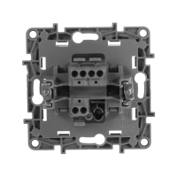 Переключатель 1-кл. СП Etika 10А IP20 250В 10AX авт. зажимы механизм антрацит IEK 672605 ТехноИмпульс