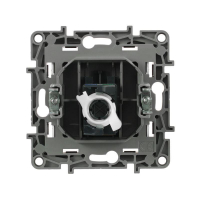 Розетка компьютерная 1-м СП Etika RJ45 кат.5E UTP механизм алюм. IEK 672441 ТехноИмпульс