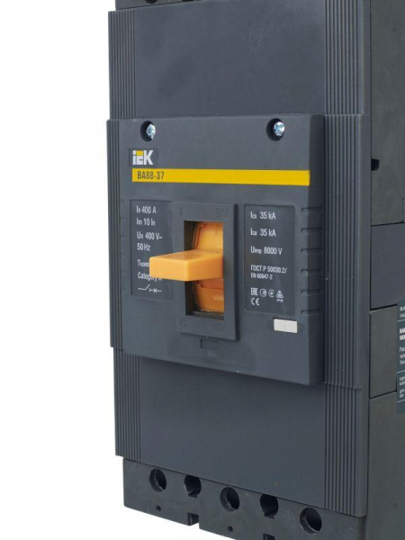 Выключатель автоматический 3п 400А 35кА ВА 88-37 KARAT IEK SVA40-3-0400 ТехноИмпульс